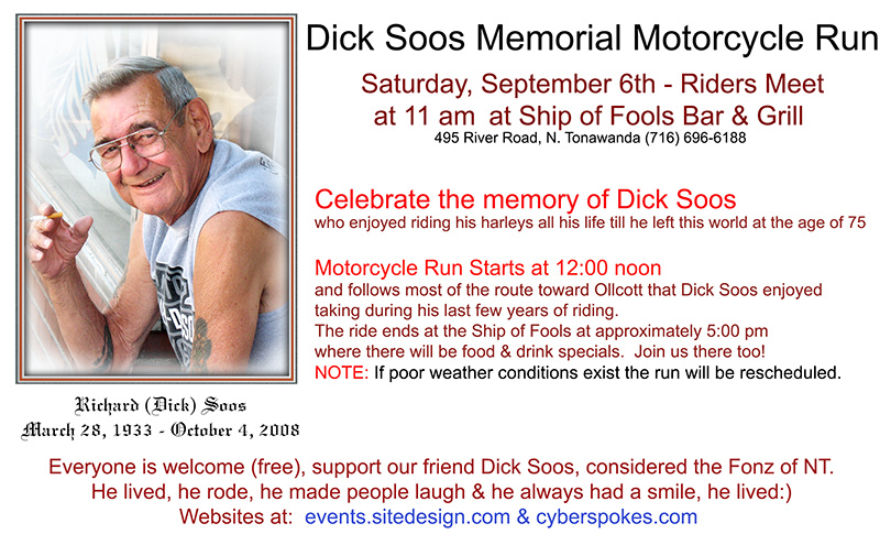 Dick Soos Memorial Bike Run